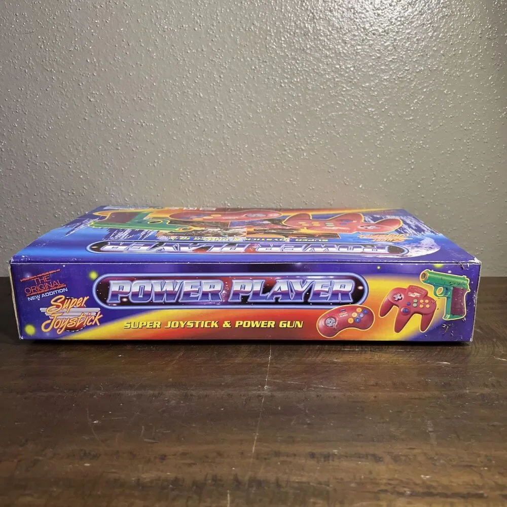 VTG The Original New Addition Power Player Super Joystick & Power Gun Game NOS